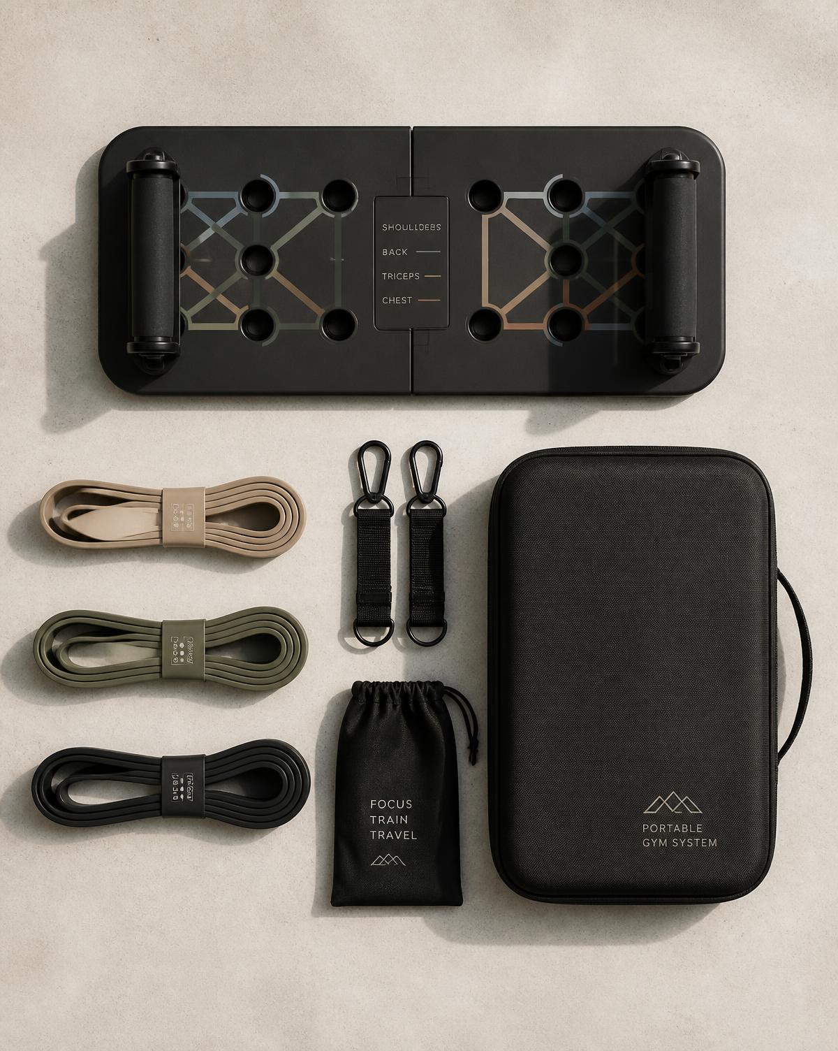 Portable Fitness equipment in a modern home